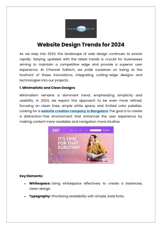 Website Design Trends for 2024