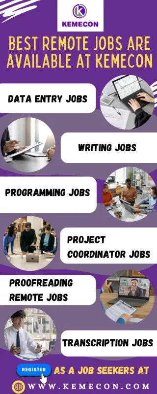 Best Remote Jobs are Available at Kemecon