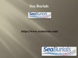 Scattering Ashes at Sea, seaburials.com