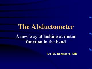 The Abductometer