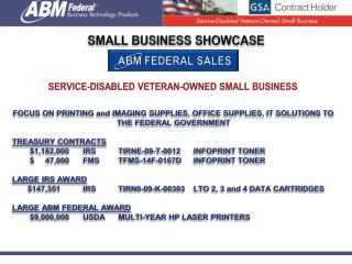 SMALL BUSINESS SHOWCASE