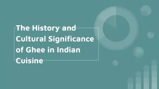 The History and Cultural Significance of Ghee in Indian Cuisine