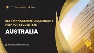 Best Management Assignment Help for Students in