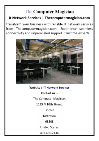 It Network Services | Thecomputermagician.com