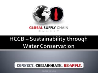 HCCB – Sustainability through Water Conservation