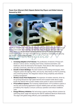 Power-Over-Ethernet (PoE) Chipsets Market