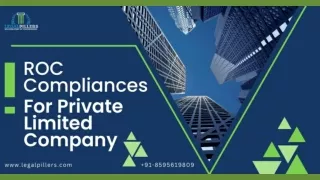 What Are the ROC Compliances for Private Limited Company