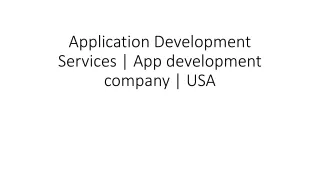 App Development Services | Application Development | App Development Solutions |