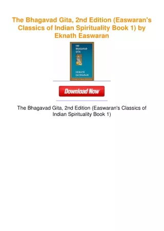 The Bhagavad Gita, 2nd Edition (Easwaran's Classics of Indian