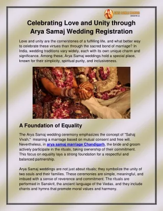 Wedding registration Delhi