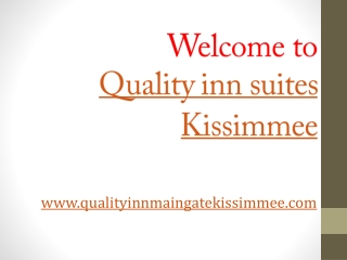 quality inn suites disney world
