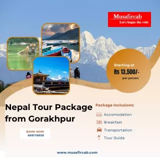 Nepal Tour Package from Gorakhpur