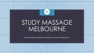 Study Massage Melbourne - Mint Clinic