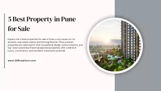 5 Best Property in Pune for Sale