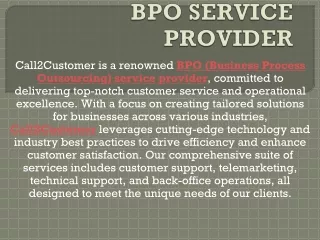 BPO SERVICE PROVIDER