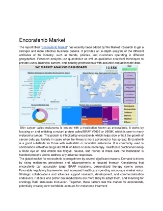Encorafenib Market