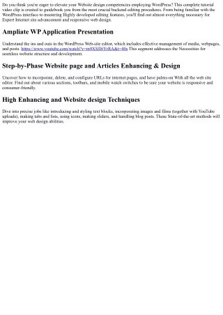 10 Critical WP Modifying Tutorials for Web-site Design and style