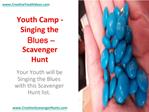 Youth Camp - Singing the Blues