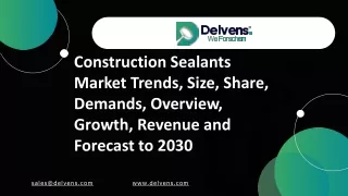 Construction Sealants Market