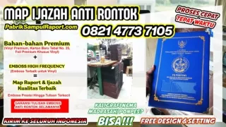 0821-4773-7105 Map Untuk Raport Sampul Ijazah di Empat Lawang