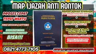 0821-4773-7105 Cover Raport Sd Map Ijazah di Ende