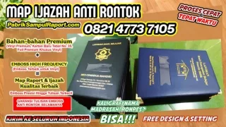 0821-4773-7105 Sampul Ijazah Plastik Map Raport di Enrekang