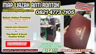 0821-4773-7105 Harga Sampul Raport Plastik Map Ijazah di Garut