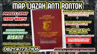 0821-4773-7105 Harga Sampul Raport K13 Map Ijazah di Gianyar