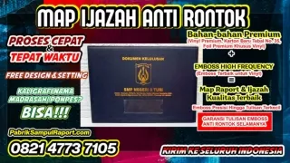 0821-4773-7105 Dana Bos Untuk Sampul Raport Map Ijazah di Gowa