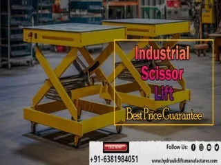 Hydraulic Scissor Lift  in Vijawada