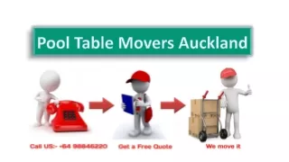 Pool Table Movers Auckland