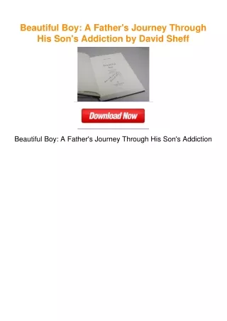 Beautiful Boy: A Father's Journey Through His Son's Addiction by David