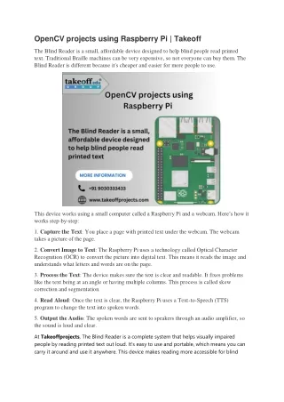 OpenCV projects using Raspberry Pi