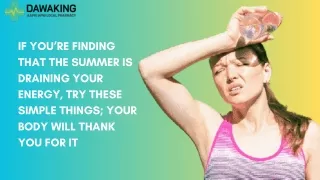 If You’re Finding That the Summer Is Draining Your Energy, Try These Simple Thin