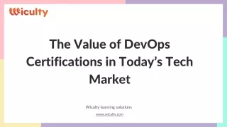 The Value of DevOps Certifications in Today’s Tech Market