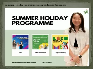 Summer Holiday Programmes 2024 Edition in Singapore