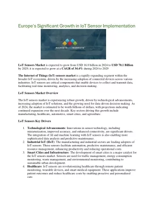 Future Outlook: 5G Integration Enhancing IoT Sensor Efficiency