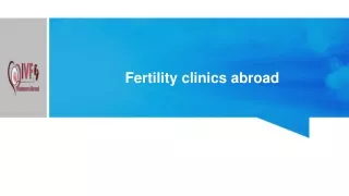 Fertility clinics abroad