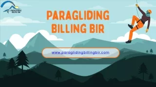 Paragliding Billing Bir