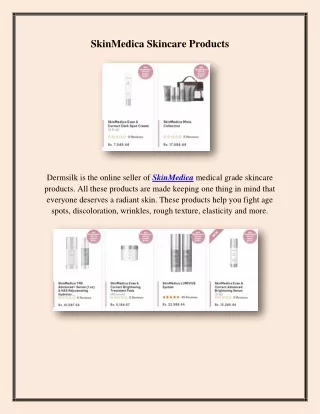 SkinMedica Online Store, dermsilk.com