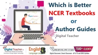 Which is Better, NCERT Textbooks or Author Guides -Digital Teacher