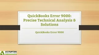 Can’t Send Payroll Error 9000: Methods to Effectively tackle