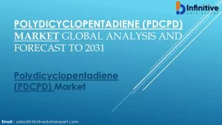 Polydicyclopentadiene (PDCPD) Market Outlook 2024-2032: Production Growth by Typ