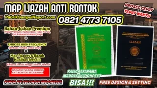 0821-4773-7105 Raport Map Sampul Ijazah di Humbang Hasundutan