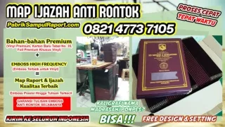 0821-4773-7105 Cover Depan Raport K13 Map Ijazah di Intan Jaya