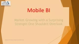 Mobile BI Market