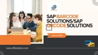 SAP BARCODE SOLUTIONS / SAP QRCODE SOLUTIONS