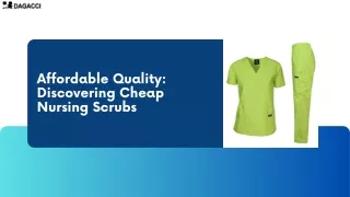 The Best Cheap Nursing Scrubs for Healthcare Professionals