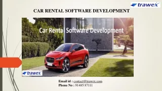 Car Rental Software Development