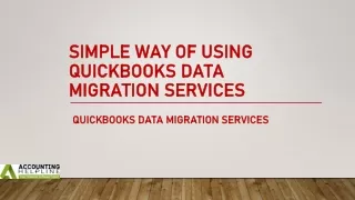 Effective techniques for using QuickBooks Data Migration Services